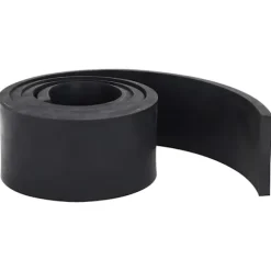 vidaXL gummikant til sneplov 200x10x1 cm sort