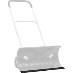 vidaXL gummikant til sneplov 200x10x1 cm sort