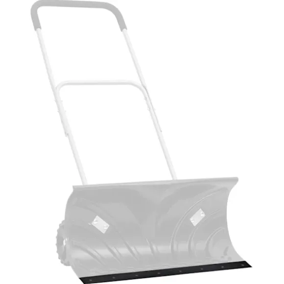 vidaXL gummikant til sneplov 200x10x1 cm sort
