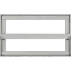 vidaXL Have Blomsterkrukke Sølv 100 x 60 x 45 cm Galvaniseret stål