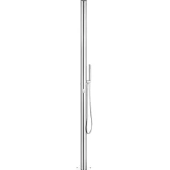 vidaXL havebruser 220 cm rustfrit stål