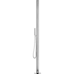 vidaXL havebruser 220 cm rustfrit stål
