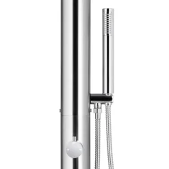 vidaXL havebruser 220 cm rustfrit stål