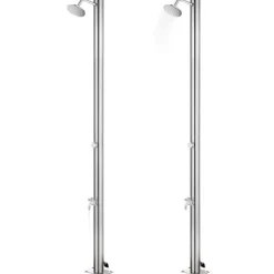 vidaXL havebruser 215 cm rustfrit stål