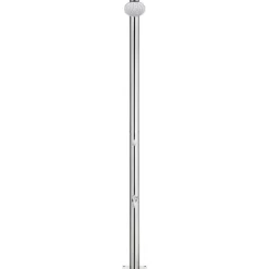 vidaXL havebruser 215 cm rustfrit stål
