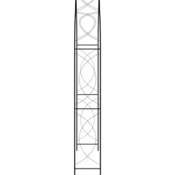 vidaXL havebue 150x34x240 cm jern sort - Havebuer, espalierer & pergolaer