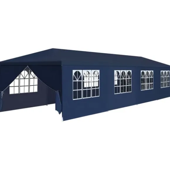 vidaXL havefesttelt 3 x 12 m blå - Festtelte & havepavilloner
