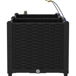 vidaXL Havekrukker Sort 80 x 40 x 37,5 cm Stål