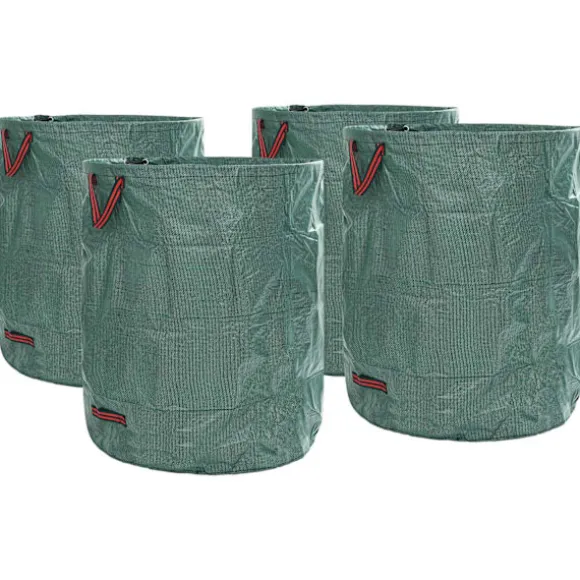 vidaXL Havematerialeposer 4 pcs Grøn 79 x 79 x 99.5 cm Polypropylen