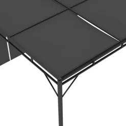 vidaXL havepavillon med gardin 4x3x2,25 m antracitgrå - Festtelte & havepavilloner