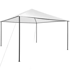 vidaXL havepavillon 4x4x3 m 180 g/m² hvid - Festtelte & havepavilloner