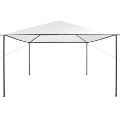 vidaXL havepavillon 4x4x3 m 180 g/m² hvid - Festtelte & havepavilloner