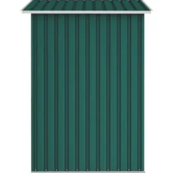 vidaXL haveskur 205x129x183 cm galvaniseret stål grøn - Skure & Redskabsskure