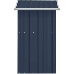 vidaXL haveskur 126x97,5x177 cm galvaniseret stål antracitgrå - Skure & Redskabsskure
