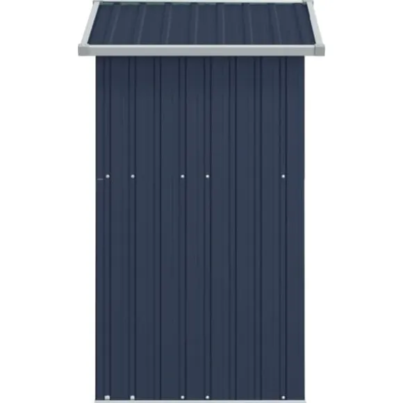 vidaXL haveskur 126x97,5x177 cm galvaniseret stål antracitgrå - Skure & Redskabsskure