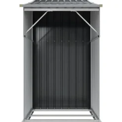vidaXL haveskur 277x93x179 cm galvaniseret stål antracitgrå - Skure & Redskabsskure