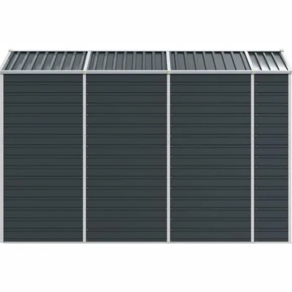 vidaXL haveskur 191x300x198 cm galvaniseret stål antracitgrå - Skure & Redskabsskure