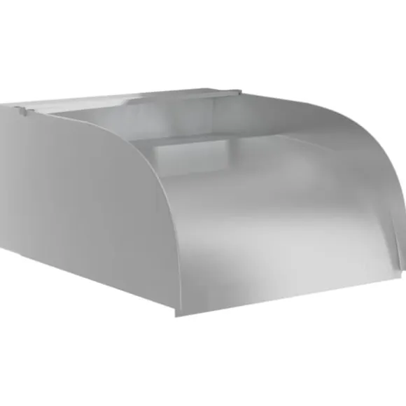 vidaXL havespringvand med LED-lys 30x34x14 cm rustfrit stål 304 - Fontæner