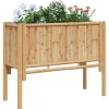 vidaXL Højbed Brun 90 x 35 x 70 cm Bambus