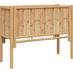 vidaXL Højbed Brun 90 x 35 x 70 cm Bambus