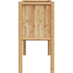 vidaXL Højbed Brun 90 x 35 x 70 cm Bambus