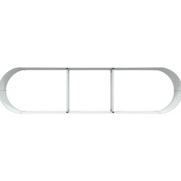 vidaXL Højbed Grøn 320 x 80 x 44 cm Stål