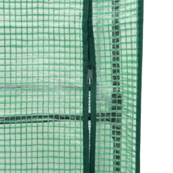 vidaXL højbed med drivhusovertræk 120x40x140 cm rattan-look