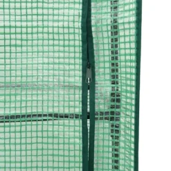vidaXL højbed med drivhusovertræk 160x40x153 cm rattan-look