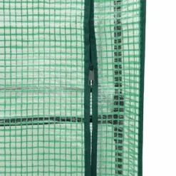 vidaXL højbed med drivhusovertræk 80x40x123 cm rattan-look
