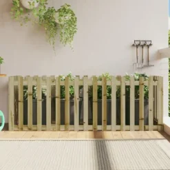 vidaXL højbed med stakitdesign 200x50x70 cm imprægneret fyrretræ - Plantekrukker