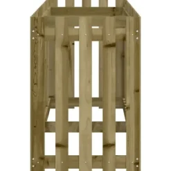 vidaXL højbed med stakitdesign 200x50x70 cm imprægneret fyrretræ - Plantekrukker