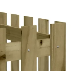vidaXL højbed med stakitdesign 200x50x70 cm imprægneret fyrretræ - Plantekrukker