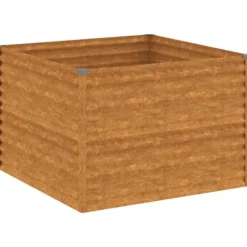 vidaXL højbed 100x100x69 cm cortenstål - Plantekrukker