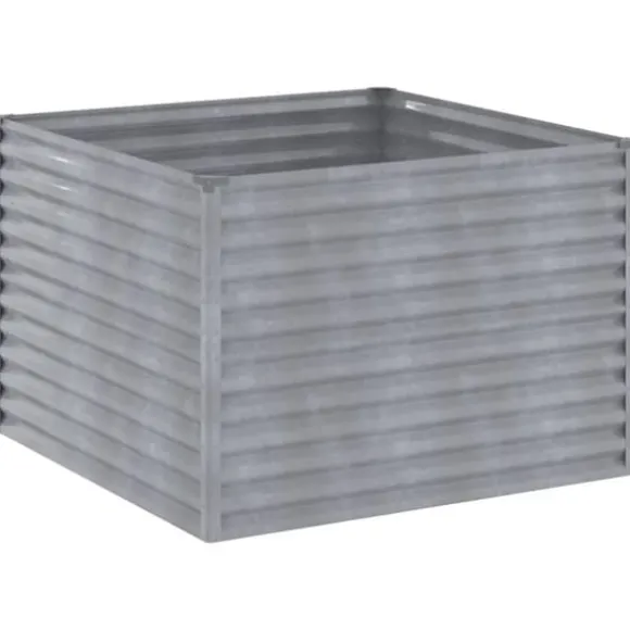 vidaXL højbed 100x100x69 cm cortenstål - Plantekrukker