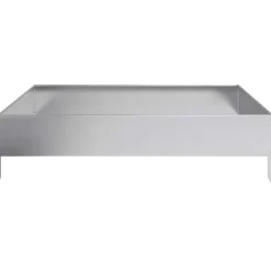 vidaXL højbed 100x100x26 cm galvaniseret stål