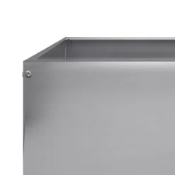 vidaXL højbed 100x100x26 cm galvaniseret stål