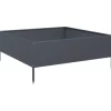 vidaXL højbed 100x100x25 cm stål antracitgrå