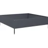 vidaXL højbed 100x100x33,5 cm stål antracitgrå