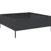 vidaXL højbed 100x100x25 cm stål sort