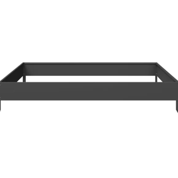 vidaXL højbed 100x100x18,5 cm stål sort