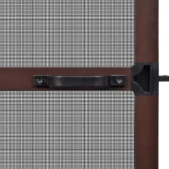 vidaXL hængslet insektnet til dør 100x215 cm brun - Husdøre