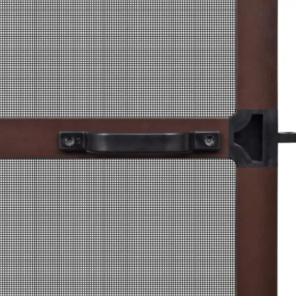 vidaXL hængslet insektnet til dør 100x215 cm brun - Husdøre