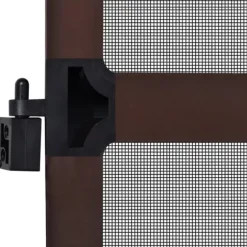 vidaXL hængslet insektnet til dør 100x215 cm brun - Husdøre