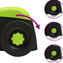 vidaXL 2-i-1 elektrisk plænelufter 1500 W