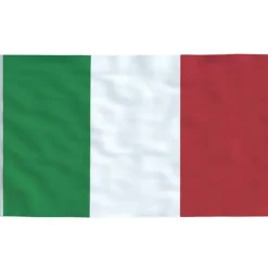 vidaXL Italien flag og flagstang 6,23 m aluminium - Flag & vimpler