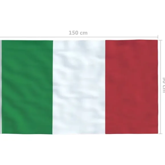 vidaXL italiensk flag 90x150 cm - Flag & vimpler