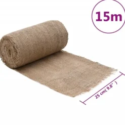 vidaXL juterulle 0,25x15 m 200 gsm 100 % jute - Indretning