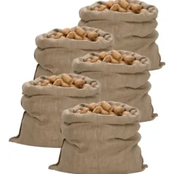 vidaXL jutesække 5 stk. 100x110 cm 100 % jute 340 g/m2 - Kufferter & tasker