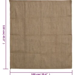 vidaXL jutesække 5 stk. 100x110 cm 100 % jute 340 g/m2 - Kufferter & tasker