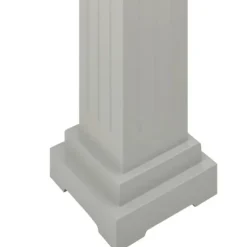 vidaXL klassisk plantestativ 17x17x66 cm MDF firkantet grå - Planteborde